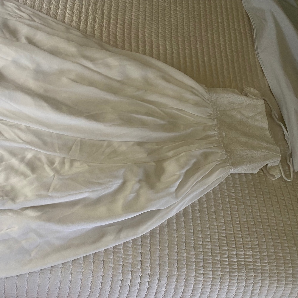 White elegant dress